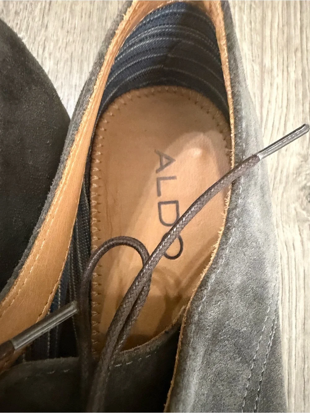 Aldo Men's Gray Suede Chukka Boots